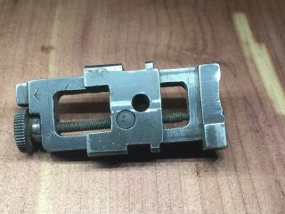 Lee Enfield No.  4 Flip Up Peep Style Rear Sight - marked S.  M.  41 10