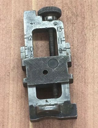 Lee Enfield No.  4 Flip Up Peep Style Rear Sight - marked S.  M.  41 11