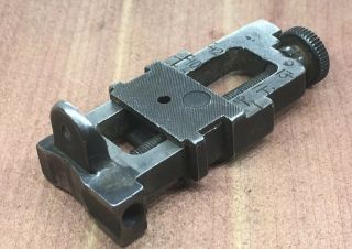 Lee Enfield No.  4 Flip Up Peep Style Rear Sight - Marked S.  M.  41
