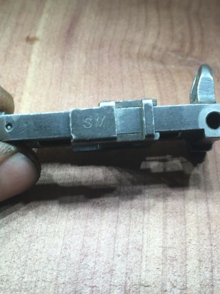 Lee Enfield No.  4 Flip Up Peep Style Rear Sight - marked S.  M.  41 4