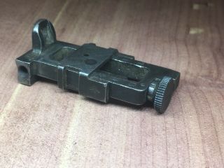 Lee Enfield No.  4 Flip Up Peep Style Rear Sight - marked S.  M.  41 5