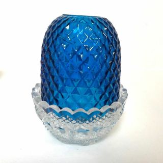 S Clarke Antique Art Glass Fairy Lamps 5