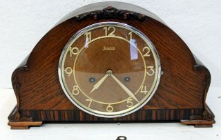 Antique Table Clock Mantel Clock German Clock Junghans