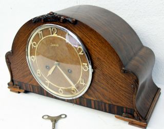 Antique Table Clock Mantel Clock German clock JUNGHANS 4