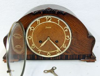 Antique Table Clock Mantel Clock German clock JUNGHANS 6