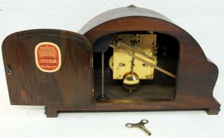 Antique Table Clock Mantel Clock German clock JUNGHANS 7
