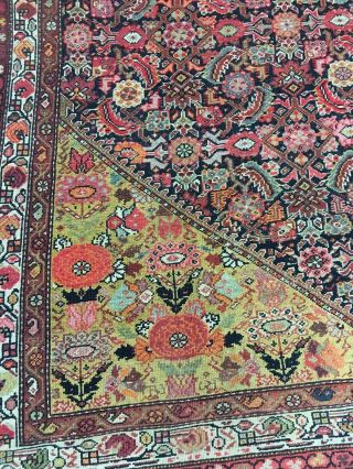 Ca.  1900 Wonderful Old Antique Mishan Malayer Rug 6.  7x4.  4 Ft