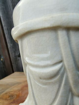 From Old Estate Chinese Ming Period Dehua White Glaze Buddha Marked Asian China 9