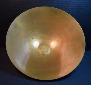 Ronald Hayes Pearson American Studio Craft Spun Brass Metalwork Bowl 2
