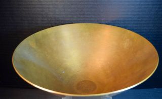 Ronald Hayes Pearson American Studio Craft Spun Brass Metalwork Bowl 4