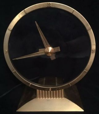Antique Jefferson Golden Hour Clock 1969 Model 580 - 101