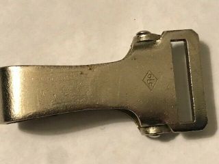 Ww2 German Spring Clip For Leather Dagger Hanger,  Political Dress Sword.  Orig.