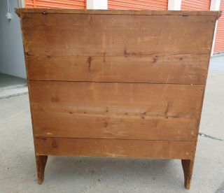 Exceptional Turn of the Century Paint Decorated Mule Chest - Prob.  Vermont 8