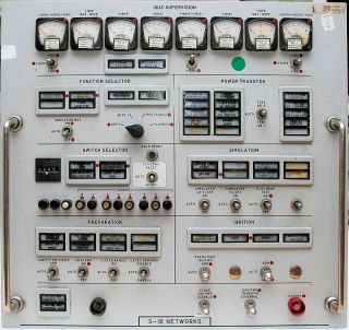 NASA Apollo Saturn V Rocket ORDNANCE SYSTEM READY Launch Control Panel Indicator 12