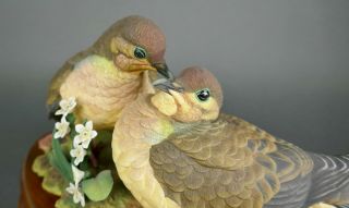 Fine Vtg German Bisque Porcelain Hutschenreuther G.  Granget Dove Bird Sculpture 3