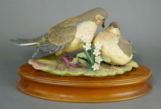 Fine Vtg German Bisque Porcelain Hutschenreuther G.  Granget Dove Bird Sculpture 4