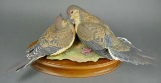 Fine Vtg German Bisque Porcelain Hutschenreuther G.  Granget Dove Bird Sculpture 8