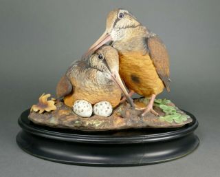 Fine Vtg German Bisque Porcelain Hutschenreuther G.  Granget Bird Sculpture