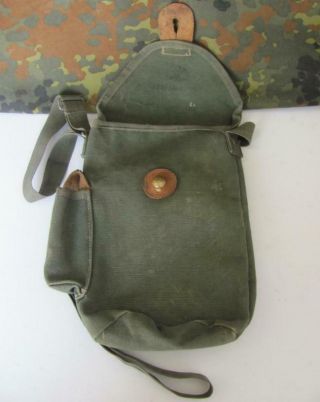 WWII GERMAN ALLY CANVAS POUCH FOR GAS MASK 12