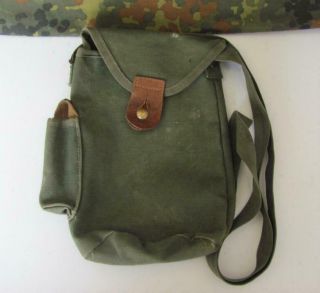 Wwii German Ally Canvas Pouch For Gas Mask