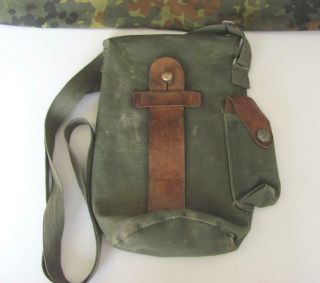 WWII GERMAN ALLY CANVAS POUCH FOR GAS MASK 3