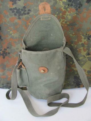 WWII GERMAN ALLY CANVAS POUCH FOR GAS MASK 4