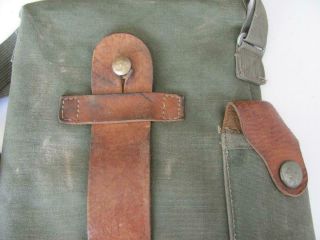 WWII GERMAN ALLY CANVAS POUCH FOR GAS MASK 5