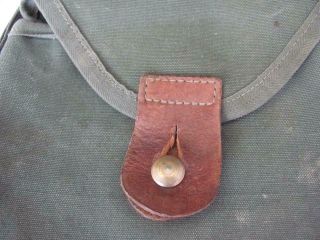 WWII GERMAN ALLY CANVAS POUCH FOR GAS MASK 6