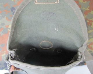 WWII GERMAN ALLY CANVAS POUCH FOR GAS MASK 7