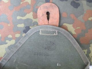 WWII GERMAN ALLY CANVAS POUCH FOR GAS MASK 8