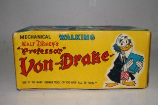1950 ' s Linemar Toys,  Disney Tin Windup Professor Von Drake with Box 4