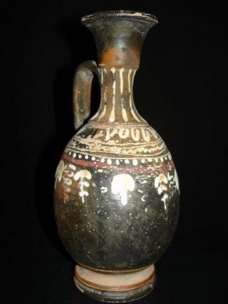 Ancient Apulian Gnathia Lekythos,  South Italian Ceramics