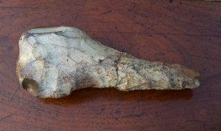 Rare,  Very Large Palaeolithic Flint ' Ficron ' Handaxe From Norfolk England 10