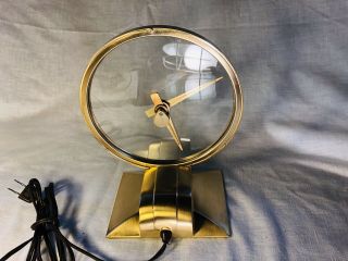 Vintage Jefferson Golden Hour Mystery Clock 9