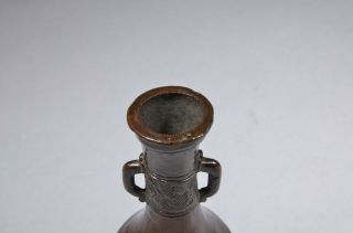 Antique Chinese bronze vase for incense tools,  Ming dynasty 5