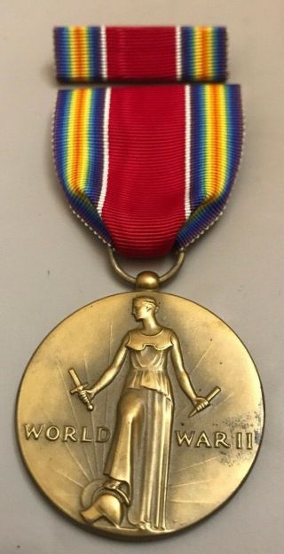 WWII Campaign & Service Victory Medal 1941 - 1945 World War II.  WW2 2