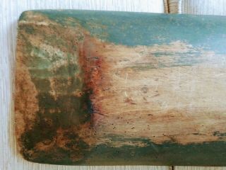 Turn Of The Century Painted Trencher - Hand Hewn