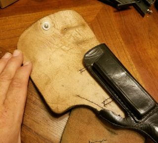 Vintage WWII German Sauer 38H 7.  65 Holster RARE 7