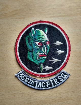 Usaf Patch 356th Tactical Fighter Squadron With Tfs Arc F - 4 Era Misawa Ab