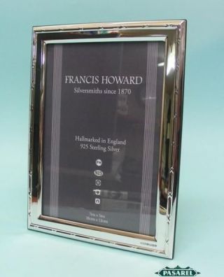 English 925 Sterling Silver Photo Picture Frame 7x5