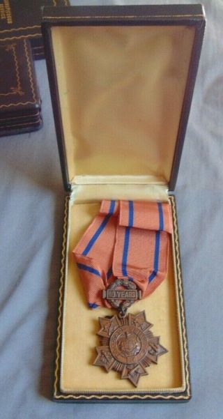 State Of York Decoration For Long & Faithful Service Medal