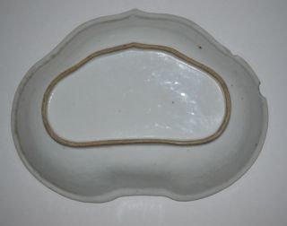 Antique Chinese 19th Century Cantonese Rose Medallion Oval Dish 3