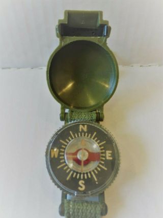 Korean War Us Military Wrist Compass Model 1949 Fee & Stemwedel Chicago 3 - 53