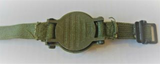 Korean War US Military Wrist Compass Model 1949 Fee & Stemwedel Chicago 3 - 53 4