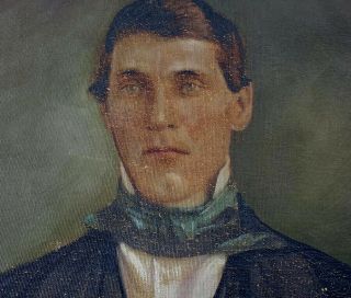 19th C.  Fredericksburg Portrait Of Southern Gentleman Soldier Dated Aafa