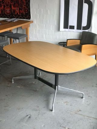 Eames For Herman Miller Segmented Dining Conference Table Aluminum Group