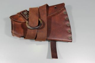 Us Ww1 Leather Engineer Pioneer Scout Leather Hatchet Axe Cover Pouch.  G & K 