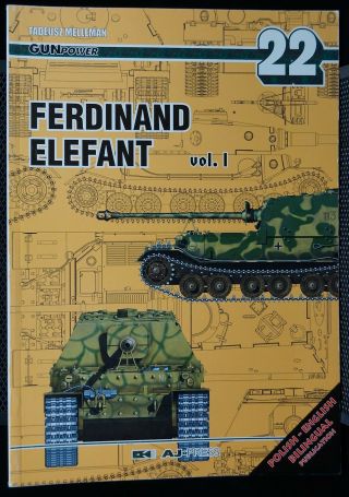Ww2 German Ferdinand Elefant Vol 1 Polish English Gun Power 22 Reference Book