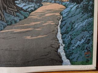 1930 Kawase Hasui Japanese Woodblock Print Road to Nikko 7