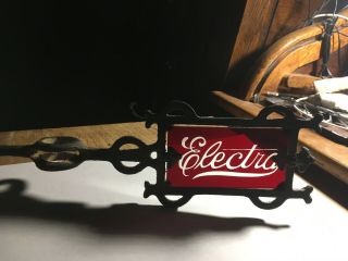 ELECTRA GLASS Vintage Cast Iron Weather Vane Arrow 18 
